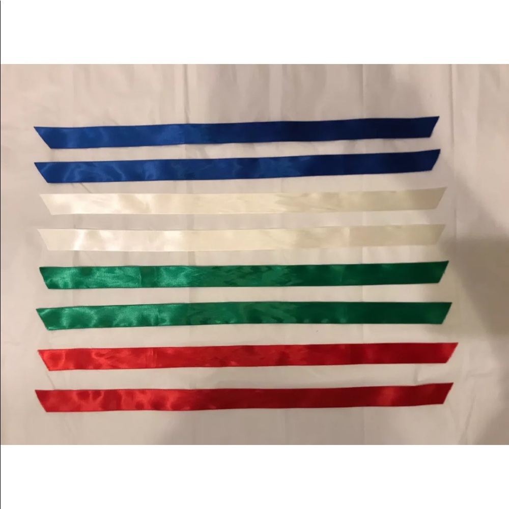 American Girl doll Molly hair ribbons replacements. Navy, Cream, Green, Red!